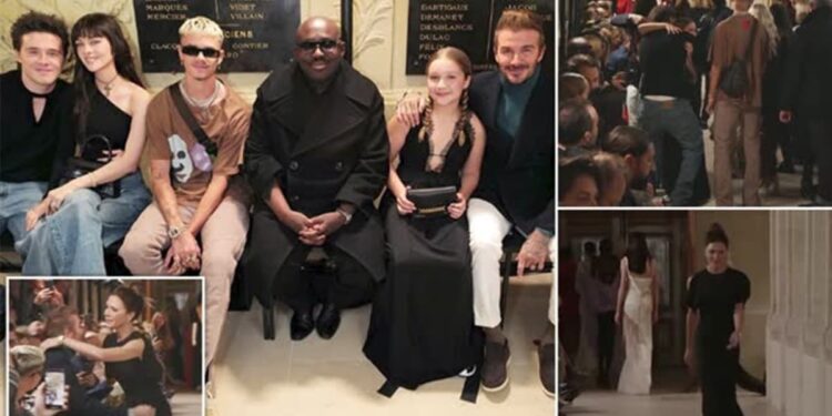 Victoria Beckham vỡ òa hạnh phúc khi Brooklyn và Nicola đến dự sự kiện do chính cô tổ chức