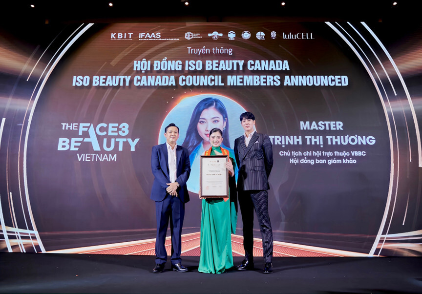 dot pha trong nganh lam dep master trinh thi thuong duoc bo nhiem lam chu tich chi hoi vbbc tai iso beauty canada 2