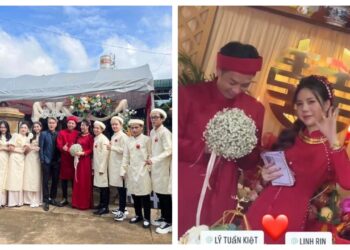 Những khoảnh khắc hạnh phúc của ca sĩ Lý Tuấn Kiệt trong lễ ăn hỏi với bạn gái Linh Rin