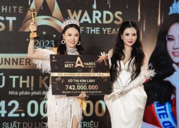 Á Hoàng sale Vũ Thị Kim Linh tiếp tục nằm trong top 3 nhà phân phối doanh số ‘khủng’ nhất Top White