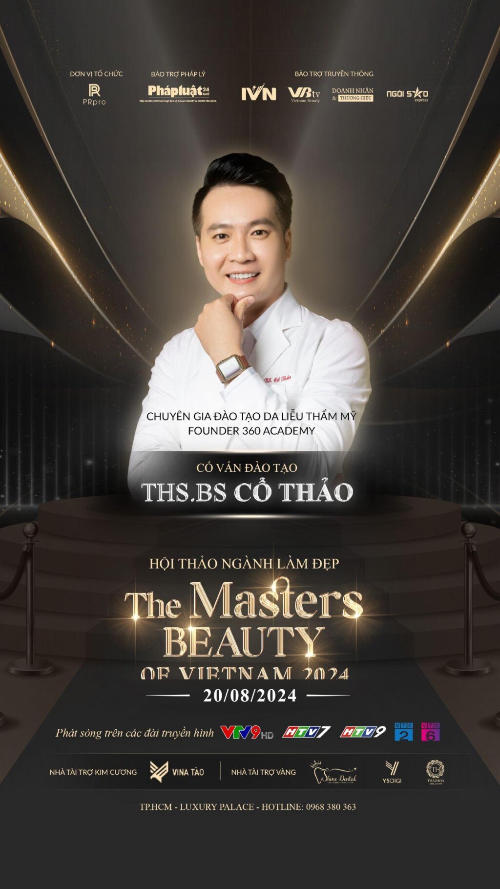 thac si bac si co thao co van dao tao chinh thuc ra mat tai hop bao the masters beauty of vietnam 2024