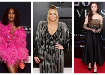 ‘Nữ hoàng nhạc đồng quê’ Miranda Lambert diện đầm dạ hội của NTK Việt này dự Grammy 2023