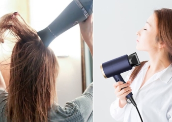 Sấy tóc có nên đặt máy sấy sát da đầu? Học cách sấy tóc đúng để tóc không bị hư tổn