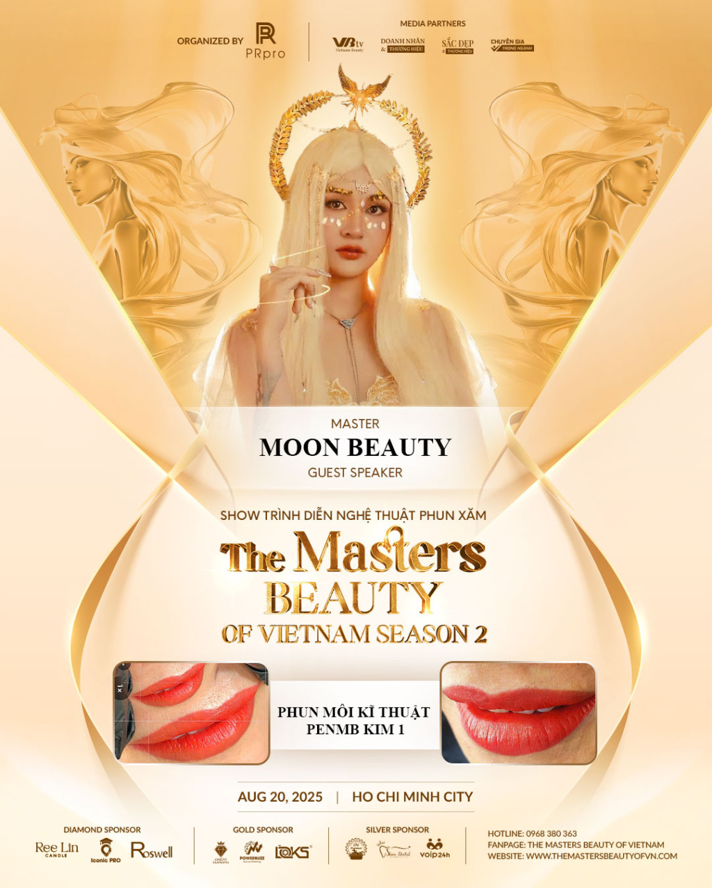 master moon beauty lo dien giu vai tro speaker tai the masters beauty of vietnam season 2 mang den nhung chia se quy bau