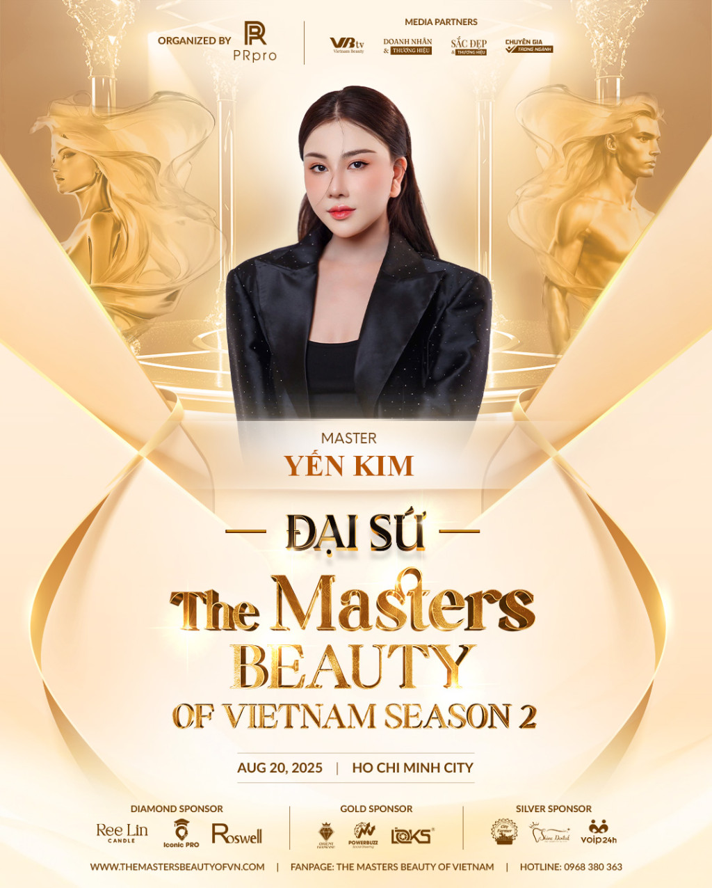 master yen kim dam nhan vai tro dai su tai the masters beauty of vietnam season 2