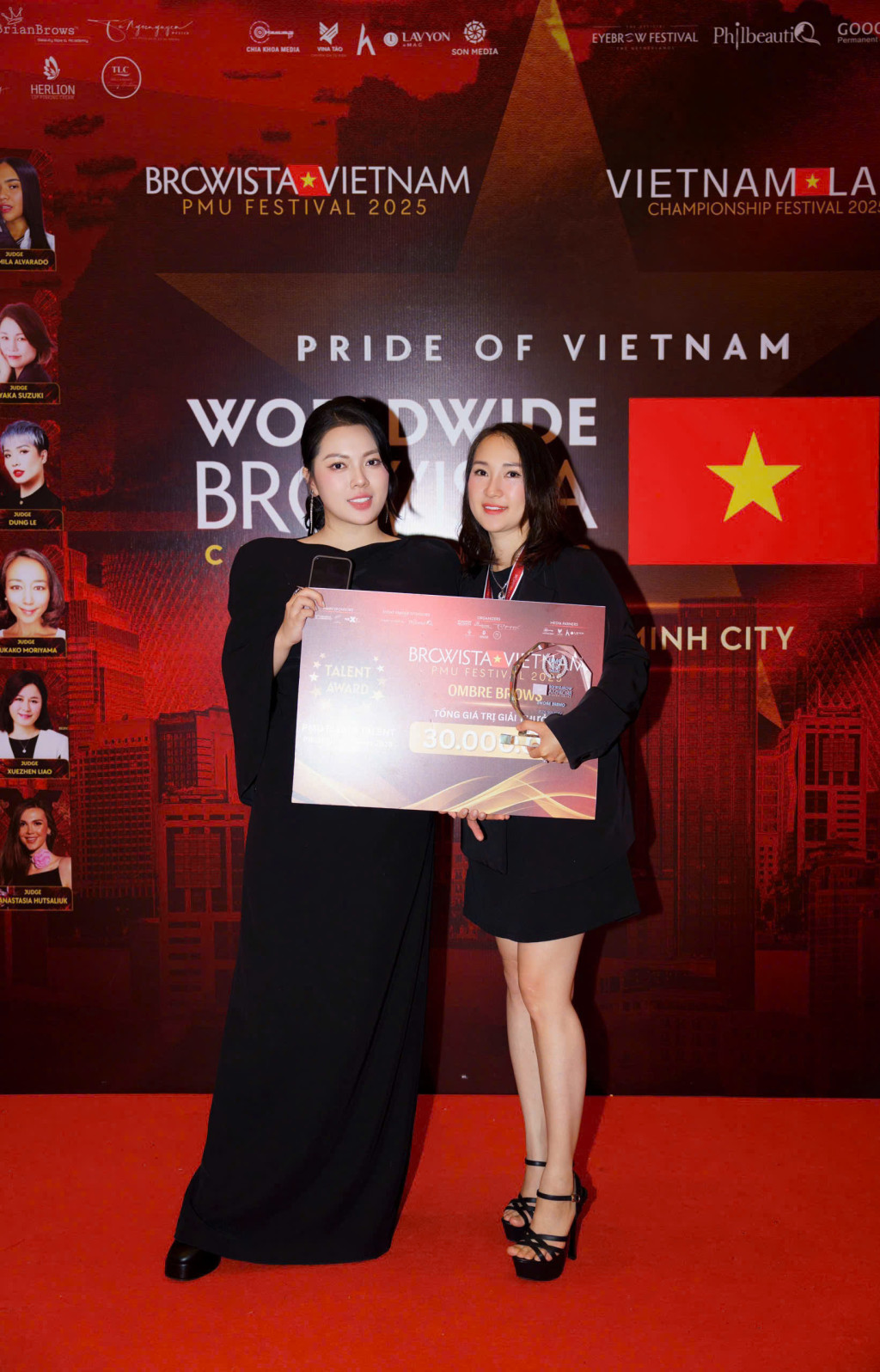 chuyen gia trinh luyen giai tai nang ombre brows tai browista vietnam lash championship 2025 4