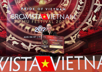 Tỏa Sáng Tại Browista Vietnam & Lash Championship 2025, Trần Thị Hoàng Yến Được Vinh Danh Top 5 Tài Năng Browista Việt Nam