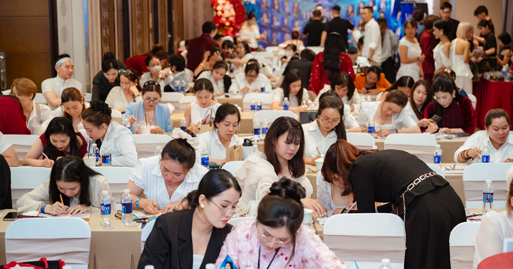 workshop handmake brows vi cham thu cong dau moc moi cua nganh phun xam viet nam 2