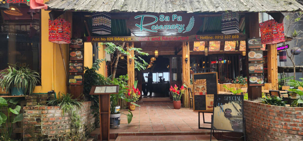 sapa rosemary restaurant cafe noi huong vi tay bac hoa quyen cung khong gian am thuc giua long sa pa